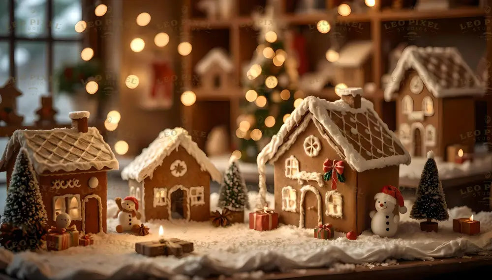 Gingerbread Village Ai Generated Image