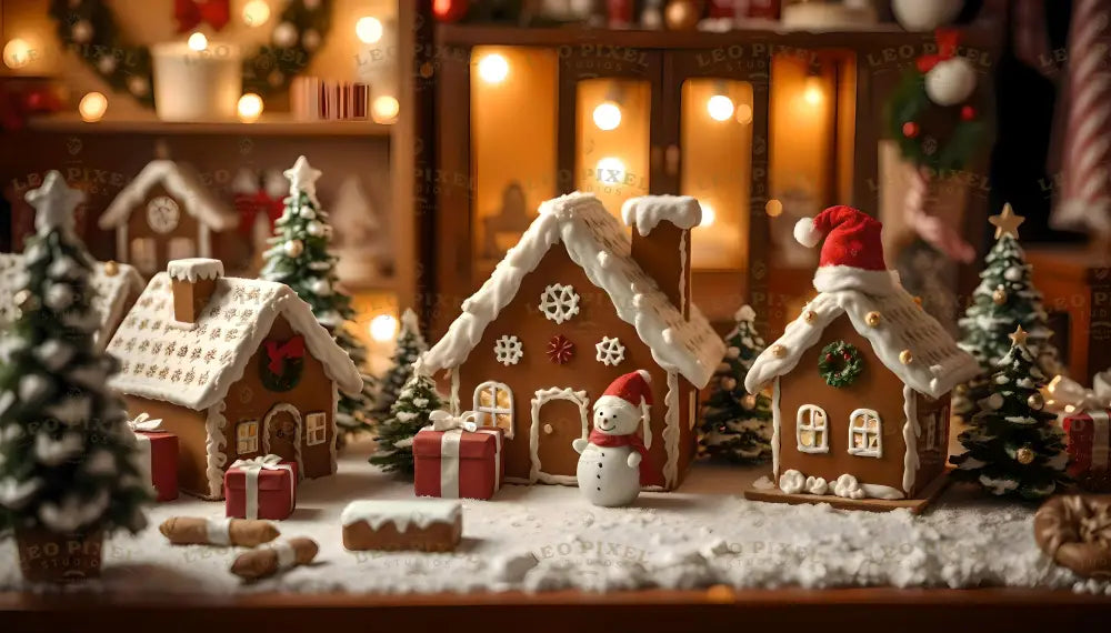 Gingerbread Village Ai Generated Image