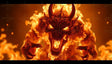 Engulfed in a swirling inferno, the Infernal Colossus Beast looms, its horned visage carved with malice. Lava-red skin cracks with molten veins as searing flames lick its muscular form. Piercing, glowing eyes burn with rage, and its jagged claws stretch forward, radiating heat. Each guttural roar sends sparks flying, illuminating the surrounding haze of smoke and ember-filled chaos. Ai generated image.