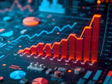 A detailed visualization of financial data, showcasing glowing red bar graphs and dynamic line charts against a modern interface. The image highlights performance metrics, comparative trends, and real-time analytics. It emphasizes the precision of data monitoring and the importance of advanced tools for strategic decision-making in competitive markets. Ai generated image.