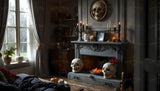 Interior Halloween Decorations Bundle Ai Generated Image