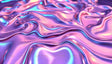 Iridescent fluid texture in pink and blue Ai Generated Image