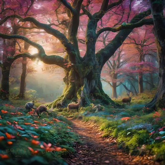 Magical Forest Bundle Ai Generated Image