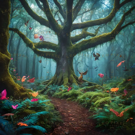 Magical Forest Bundle Ai Generated Image