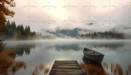 Misty Lake Bundle Ai Generated Image