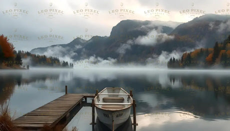 Misty Lake Bundle Ai Generated Image