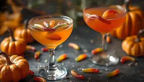 Orange Halloween Drinks Bundle Ai Generated Image