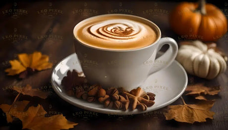 Pumpkin Spice Latte Bundle Ai Generated Image