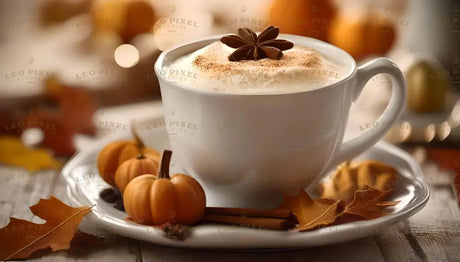 Pumpkin Spice Latte Bundle Ai Generated Image