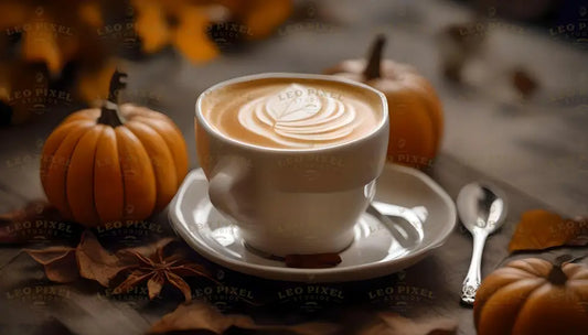 Pumpkin Spice Latte Bundle Ai Generated Image