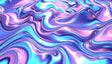 Digital image featuring a flowing, liquid-like surface with a metallic sheen in shades of blue, pink, and purple. The smooth, curving waves reflect light, creating depth and highlights. The glossy texture enhances the three-dimensional effect, with transitions between colors adding vibrancy. The abstract composition is balanced, with organic forms blending seamlessly across the frame. Ai generated. Photography style.