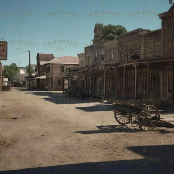 Western Village Ai Generated Image