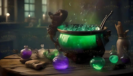 Witch’s Cauldron Bundle Ai Generated Image