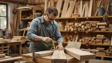 Woodworking Man In His Workshop Ai Generated Image